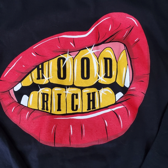 "I'm Hood Rich" Long Sleeve Shirt - Picture 3 of 7
